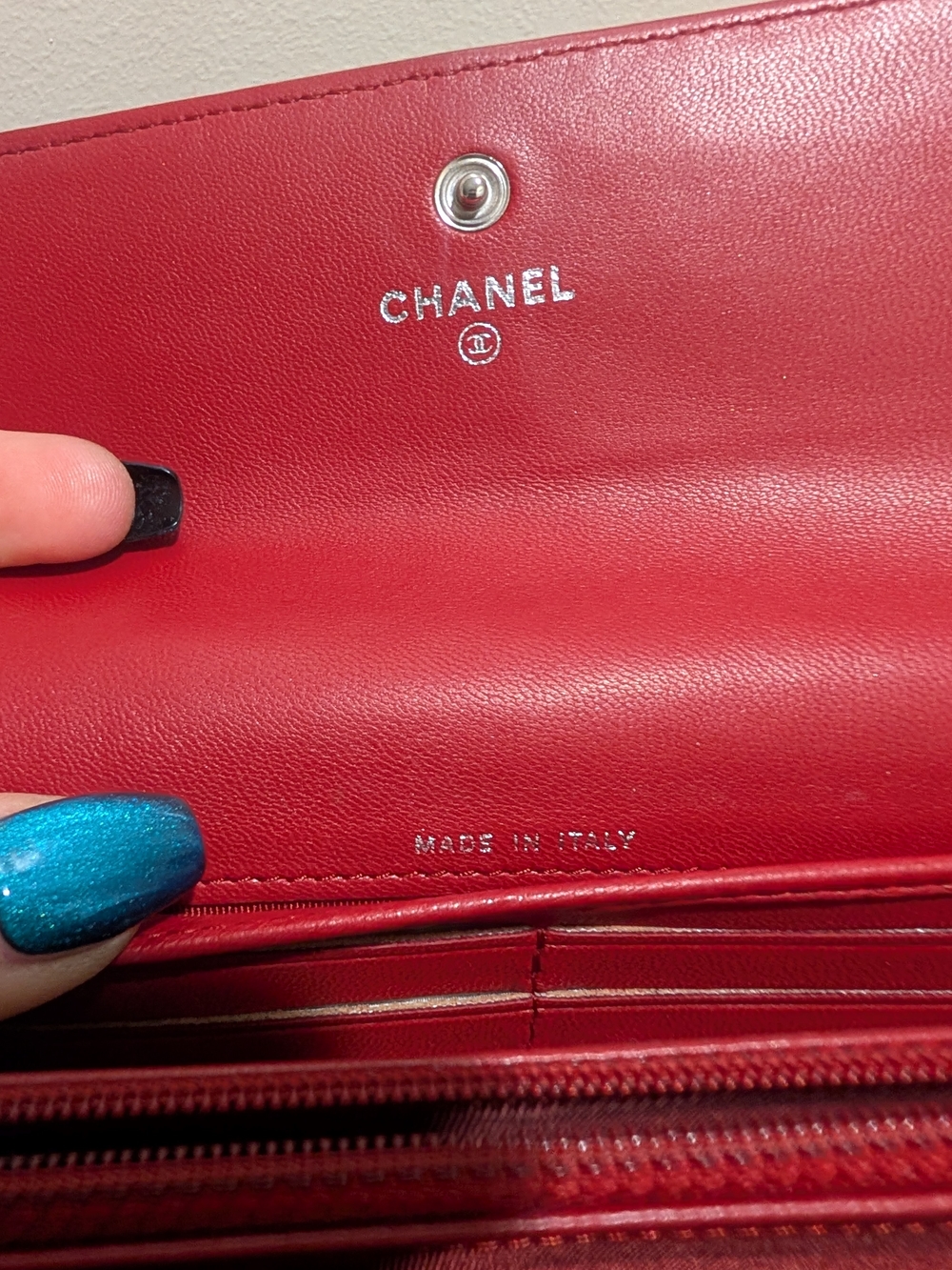 Chanel Quilted Long Lambskin Wallet - Picture 9 of 14